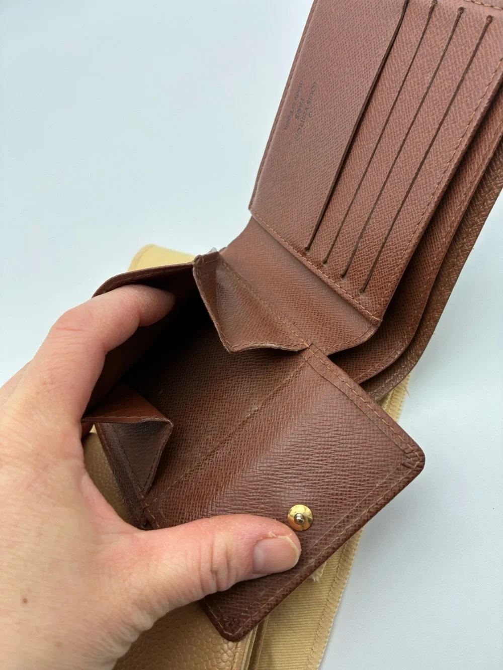 Louis Vuitton Men's Monogram Canvas Bifold Wallet - Brown